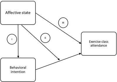 Examining the role of affective states in relation to exercise intentions and participation in extra-curricular exercise classes at university: A repeated measurement observational study